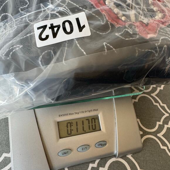 Attitude Studded Button Down Shirt Mens Sz Lg Y2K Black Cross Embroidered Punk - Picture 9 of 9